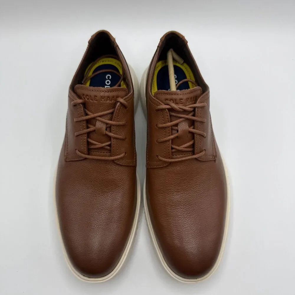 Cole Haan Plain Toe Oxford British Tan Leather Men Size 8